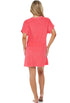 BUTTON FRONT TUNIC W/ SEAM POCKETS - TERRY